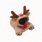 Warm Dog Winter Clothes Cute Fruit Dog Coat Hoodies Fleece Pet Dogs Costume Jacket for French Bulldog Chihuahua (Coffee,S)